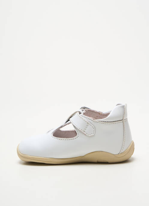 Bottillons fermeture boucle(s) bout rond blanc GARVALIN fille