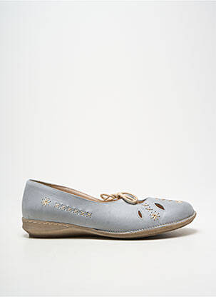 Ballerines type de semelle amortissante talon plat jusqu'à 3cm bleu ELLES-MEMES femme