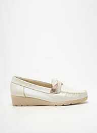 Mocassins matière lisse talon plat jusqu'à 3cm beige PEDI GIRL femme