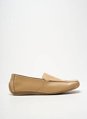 Mocassins bout carré talon plat jusqu'à 3cm beige AKANE femme