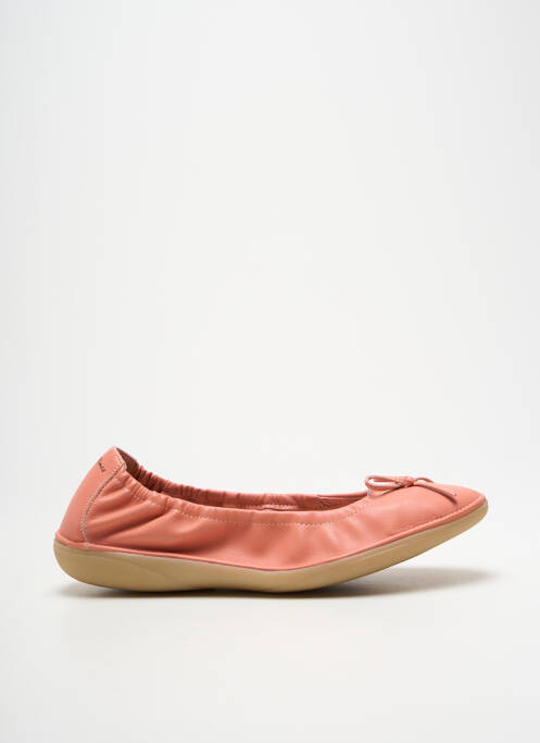 Ballerines bout rond talon plat jusqu'à 3cm rose ELLES-MEMES femme