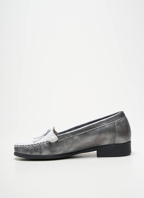 Mocassins argent ARTIKA SOFT femme