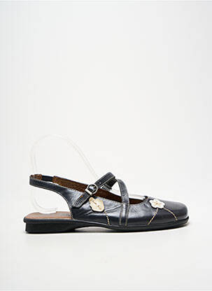 Sandales/nu pieds chiquet talon plat jusqu'à 3cm bleu GEO-REINO femme