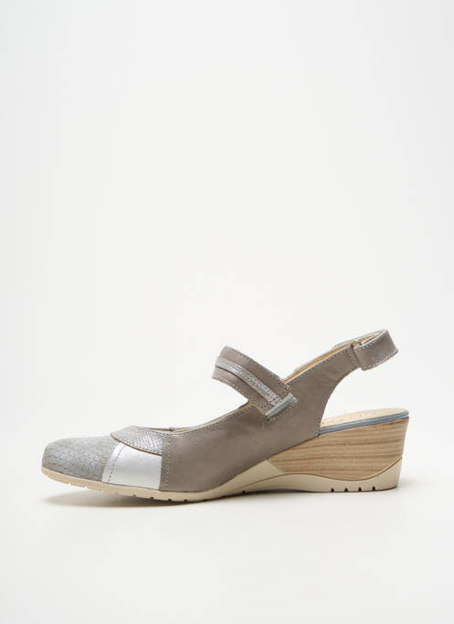 Sandales/Nu pieds argent GEO-REINO femme