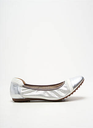 Ballerines type de semelle amortissante talon plat jusqu'à 3cm argent ELUE PAR NOUS femme