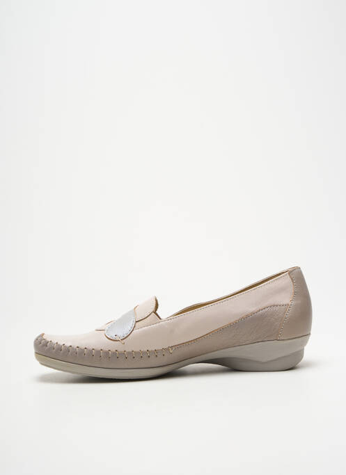 Mocassins beige BOISSY femme
