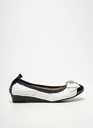 Ballerines type de semelle amortissante talon plat jusqu'à 3cm blanc ELUE PAR NOUS femme