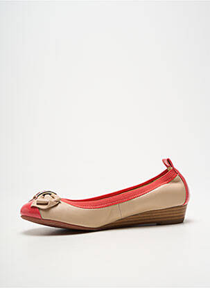 Ballerines type de semelle amortissante talon plat jusqu'à 3cm rose ELUE PAR NOUS femme