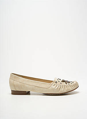 Ballerines chiquet talon plat jusqu'à 3cm beige ELUE PAR NOUS femme