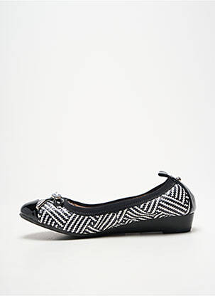 Ballerines type de semelle amortissante talon plat jusqu'à 3cm noir METAMORF'OSE femme