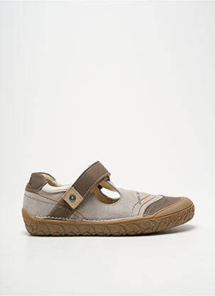 Sandales/nu pieds semelle amovible bout rond vert NOËL garçon
