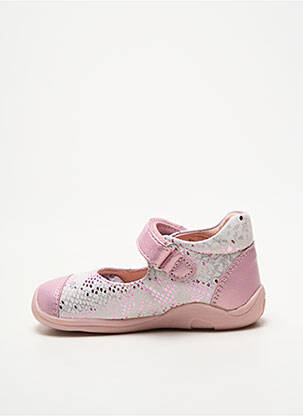 Bottillons fermeture scratch bout rond rose GARVALIN fille