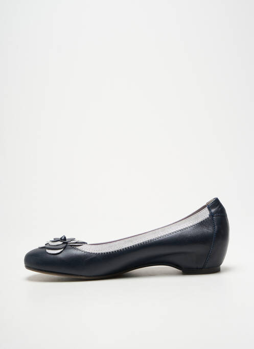 Ballerines bout rond talon plat jusqu'à 3cm bleu MODABELLA femme