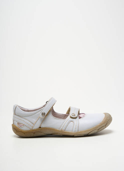 Ballerines semelle amovible bout rond gris NOËL fille