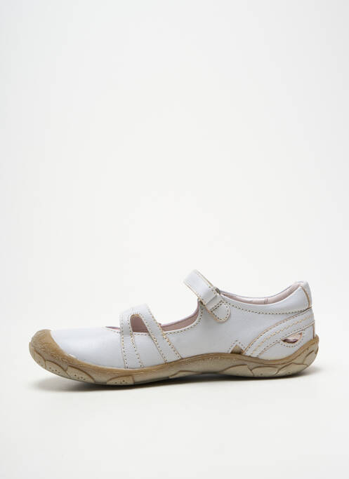 Ballerines semelle amovible bout rond gris NOËL fille