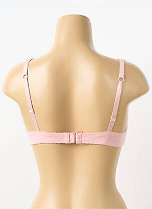 Soutien-gorge légère et transparente haut soutien-gorge emboitant rose PIEGE femme