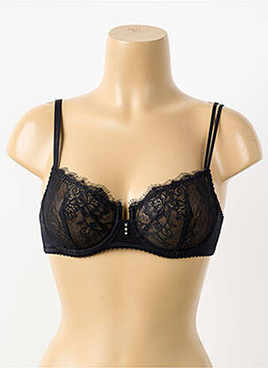 Soutien-gorge légère et transparente haut soutien-gorge emboitant noir PIEGE femme