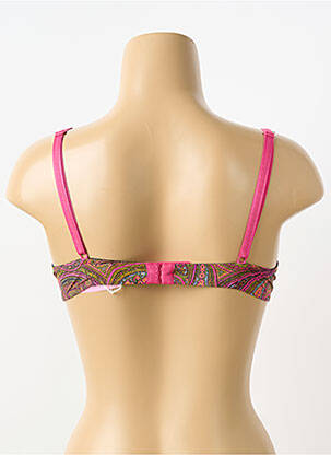 Soutien-gorge effet matière satinée haut soutien-gorge emboitant rose ANTIGEL femme