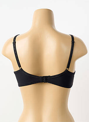 Soutien-gorge effet matière satinée haut soutien-gorge emboitant noir PIEGE femme
