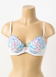 Soutien-gorge légère et transparente haut soutien-gorge moulé blanc PIEGE femme