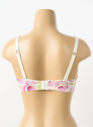Soutien-gorge effet matière satinée haut soutien-gorge push-up beige SASSA femme