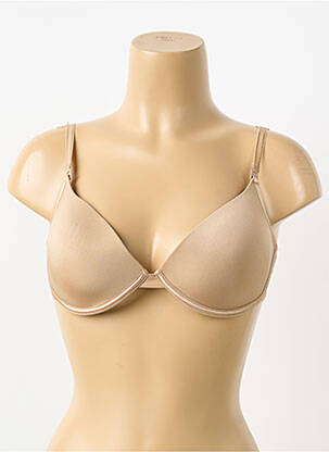 Soutien-gorge effet matière satinée haut soutien-gorge moulé chair SASSA femme