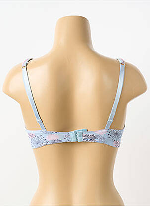 Soutien-gorge effet matière satinée haut soutien-gorge moulé bleu SASSA femme