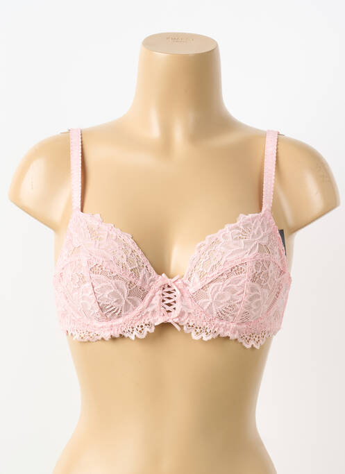 Soutien-gorge légère et transparente haut soutien-gorge emboitant rose PIEGE femme
