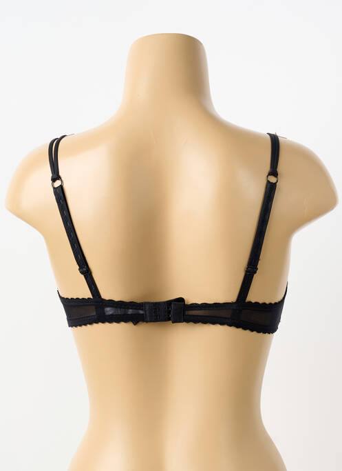 Soutien-gorge légère et transparente haut soutien-gorge emboitant noir PIEGE femme