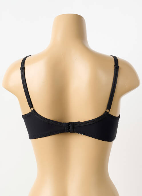 Soutien-gorge effet matière satinée haut soutien-gorge emboitant noir PIEGE femme