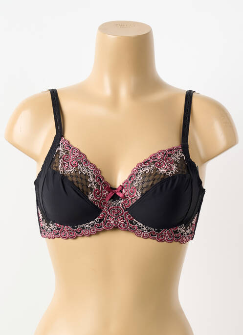 Soutien-gorge noir PIEGE femme