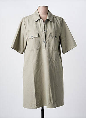Robe courte manches courtes manches courtes vert A.P.C. femme