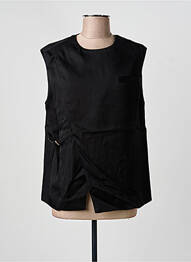 Top manches courtes manches courtes noir LOULOU STUDIO femme
