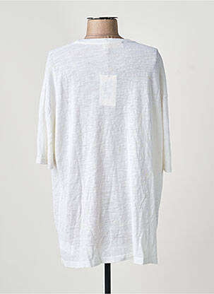 T-shirt coupe droite manches courtes blanc MONTAGUT femme