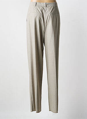 Pantalon droit taille à pinces taille haute gris BARBARA BUI femme