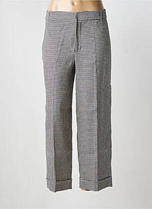 Pantalon droit tissage crêpe taille normale noir MAX MARA femme