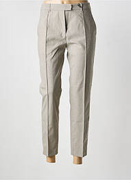 Pantalon 7/8 taille à pinces taille normale beige BARBARA BUI femme