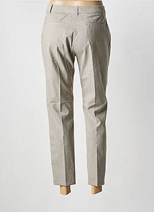 Pantalon 7/8 taille à pinces taille normale beige BARBARA BUI femme
