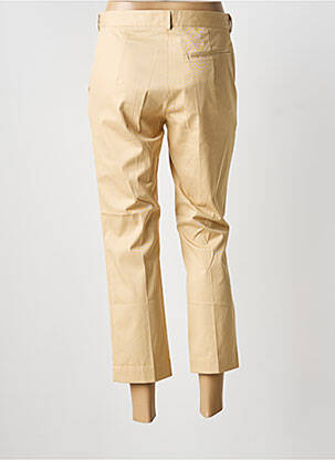 Pantalon 7/8 taille à pinces taille normale beige LIS LAREIDA femme