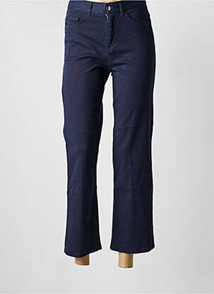 Jeans coupe droite bleu WHYCI MILANO femme