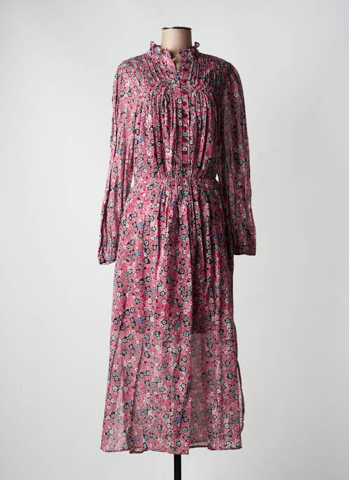 Robe longue manches longues manches longues rouge MARANT ETOILE femme