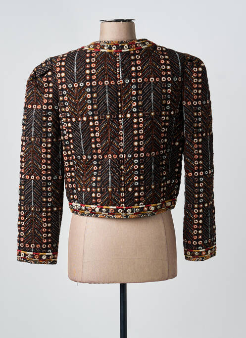 Veste chic col rond noir MARANT ETOILE femme