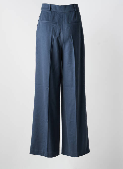 Pantalon large fermeture zippée sous rabat boutonné taille haute gris LOULOU STUDIO femme