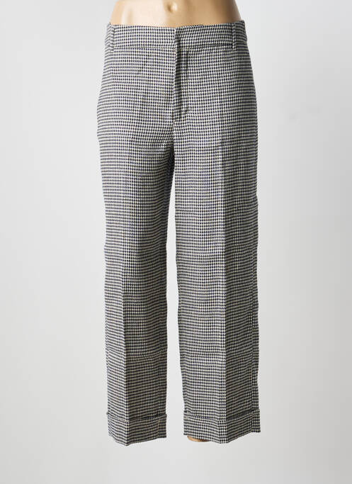 Pantalon droit tissage crêpe taille normale noir MAX MARA femme