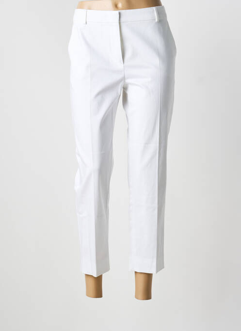 Pantalon 7/8 taille à pinces taille normale blanc MAX MARA femme