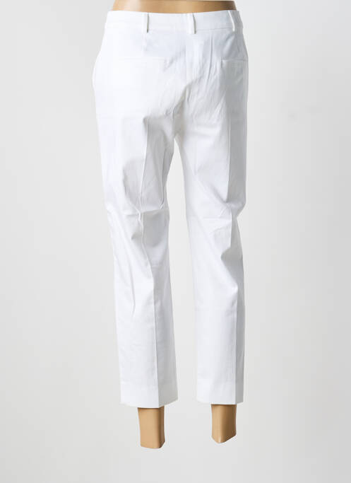 Pantalon 7/8 taille à pinces taille normale blanc MAX MARA femme