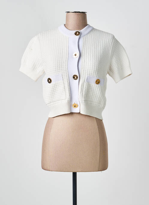 Gilet manches courtes beige PATOU femme