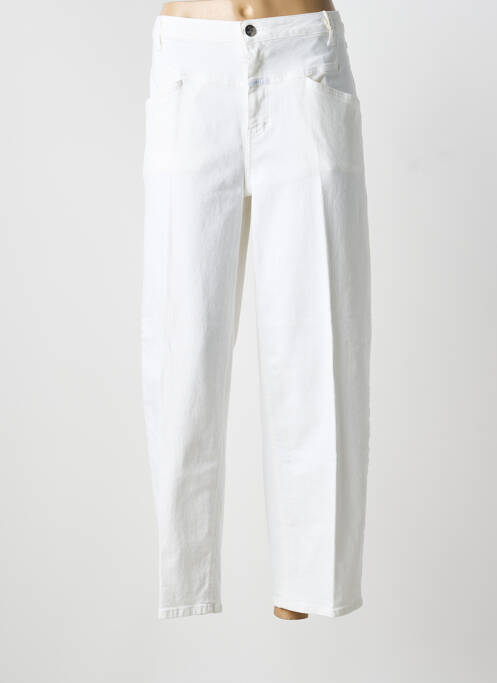 Jeans coupe droite blanc CLOSED femme