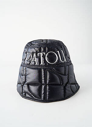 Chapeau forme bob noir PATOU femme