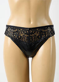 String effet matière satinée noir AUBADE femme